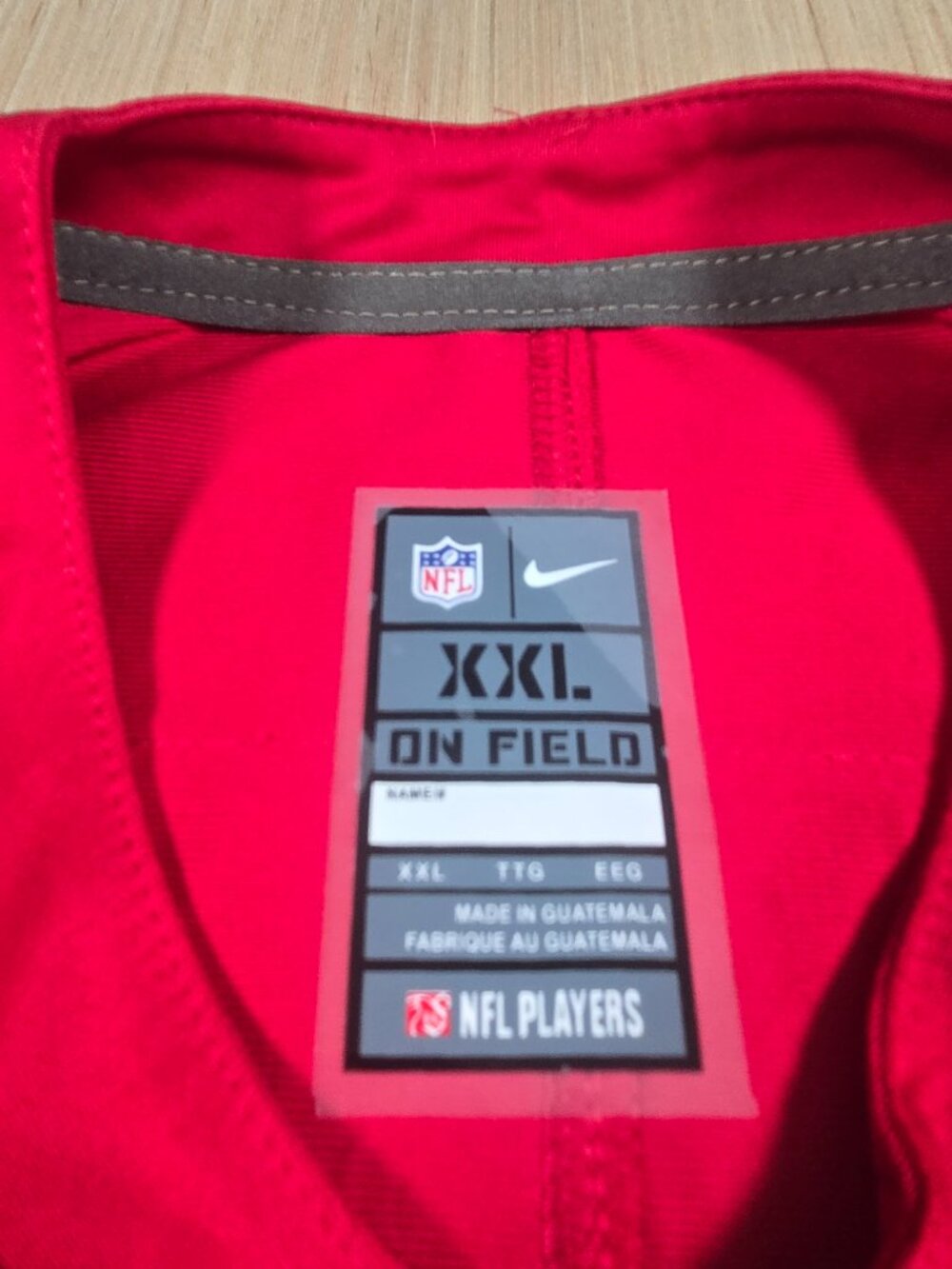 Nike On Field San Francisco 49ers Talanoa Hufanga #29 Jersey Men’s XXL Red NFL - Picture 5 of 10